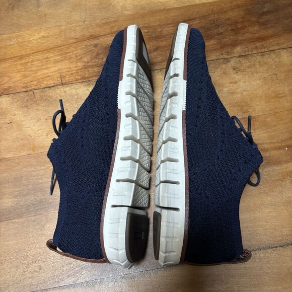 Cole Haan Original ZeroGrand Stitchlite Wingtip Oxford Navy Shoes Men's 8 M - Picture 7 of 11